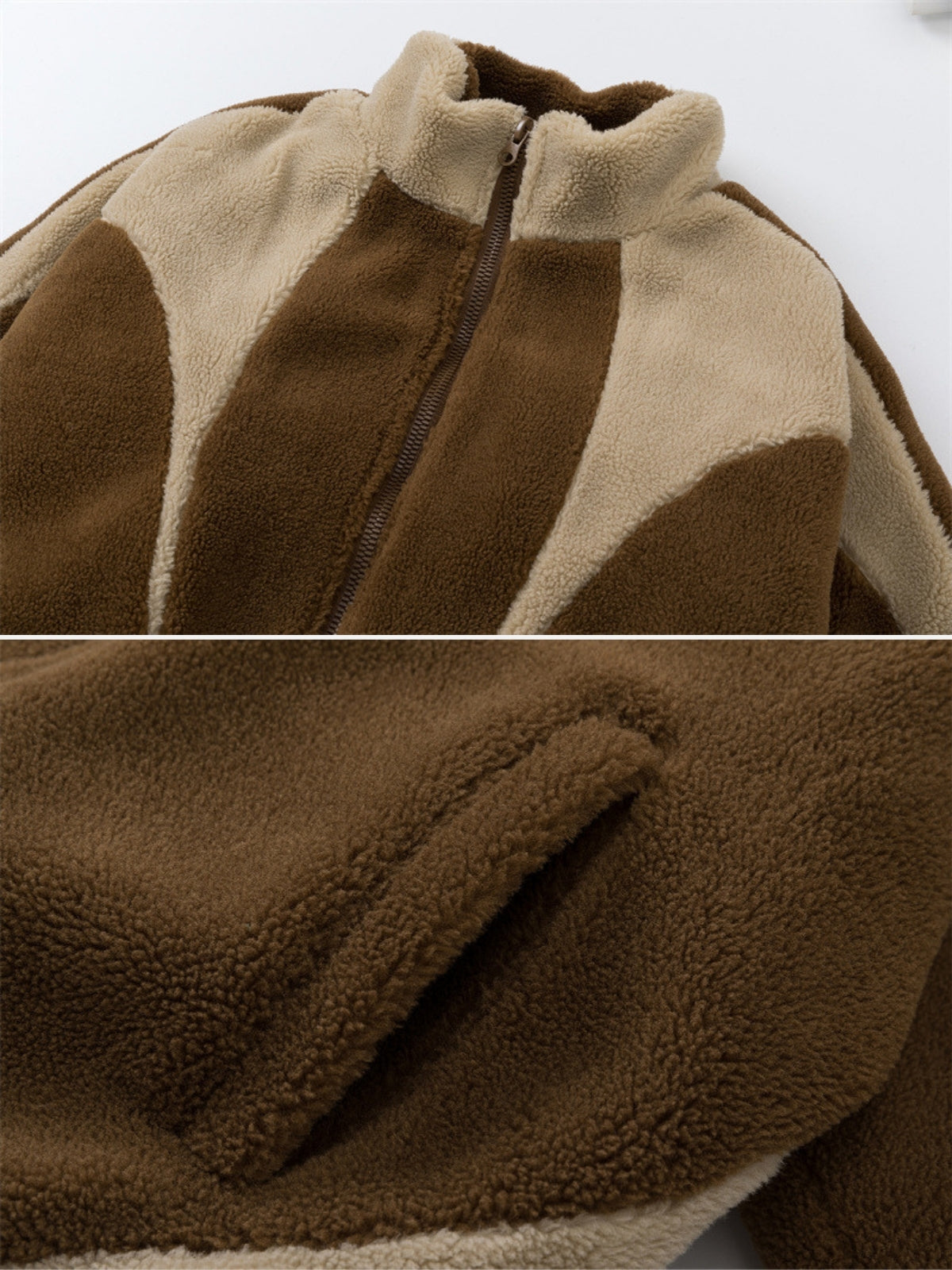 Voltex Fleece Jacke - Braun