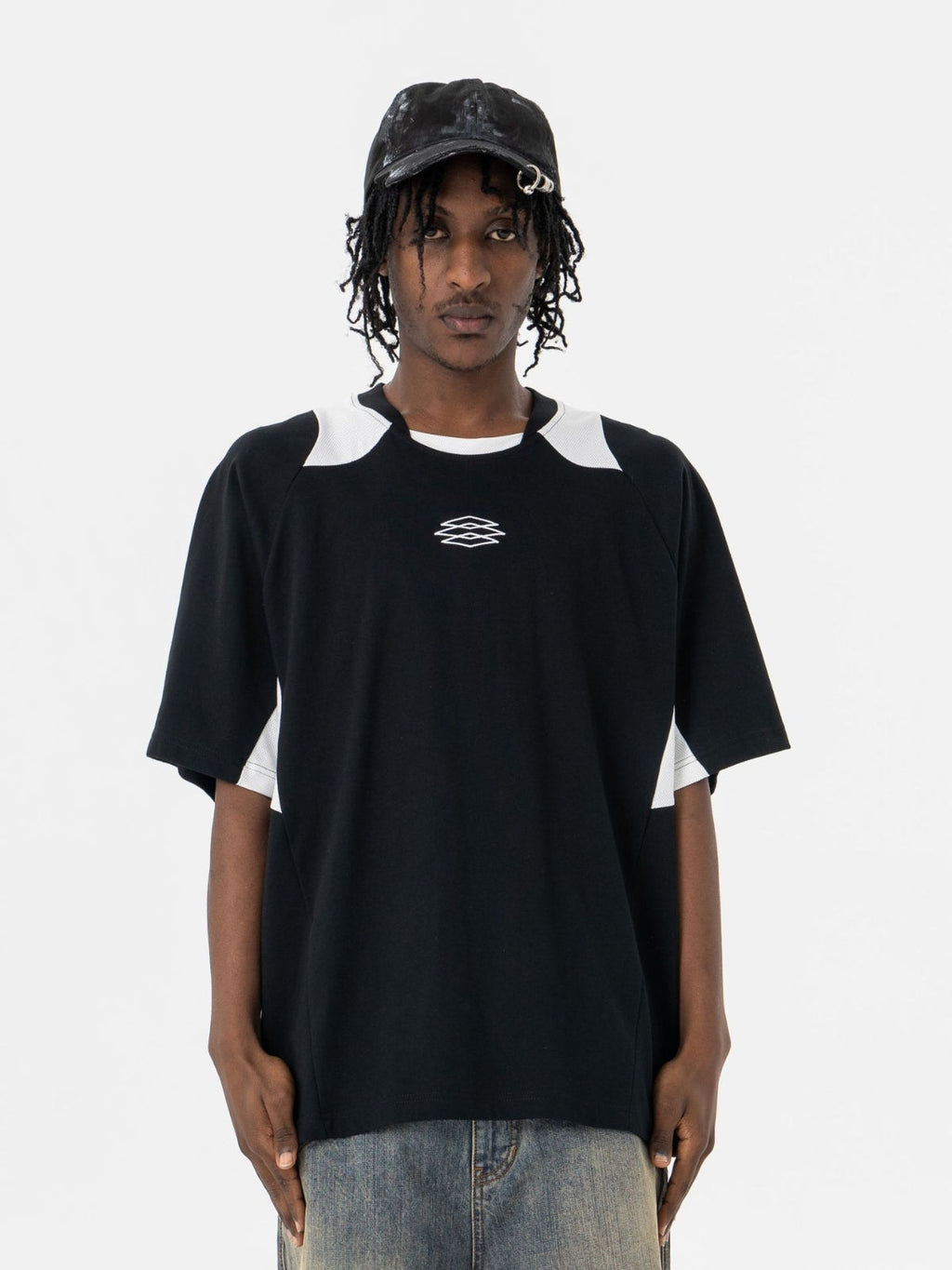 NOTES - Oversized Embroidered T-Shirt