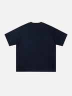 EXERCISES - Oversized Print Double Layered T-Shirt