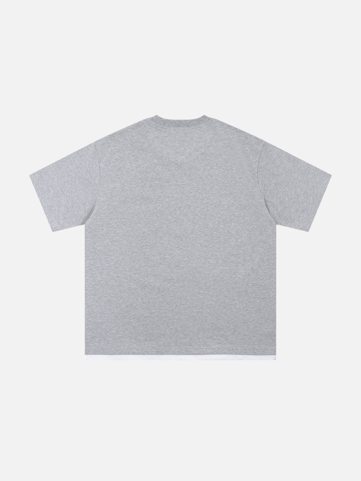 EXERCISES - Oversized Print Double Layered T-Shirt