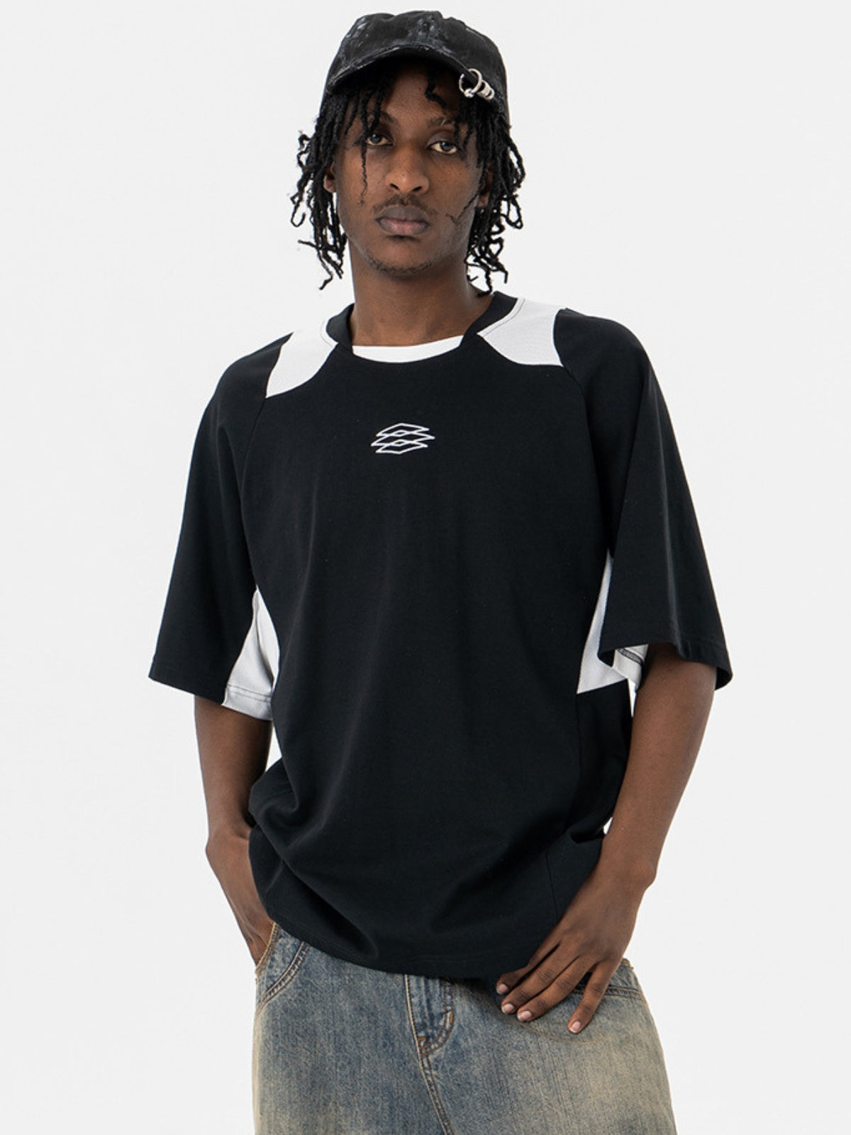 NOTES - Oversized Embroidered T-Shirt