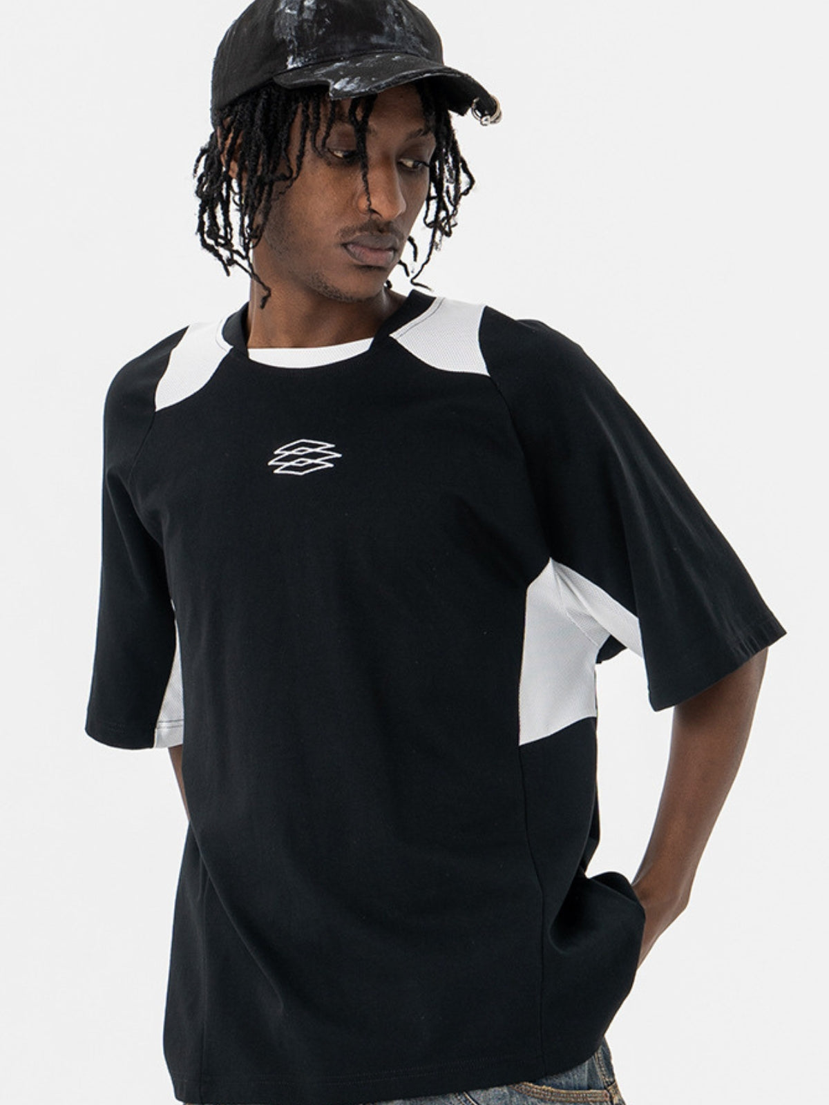 NOTES - Oversized Embroidered T-Shirt
