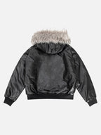 SHEEP - Embroidered Leather Jacket
