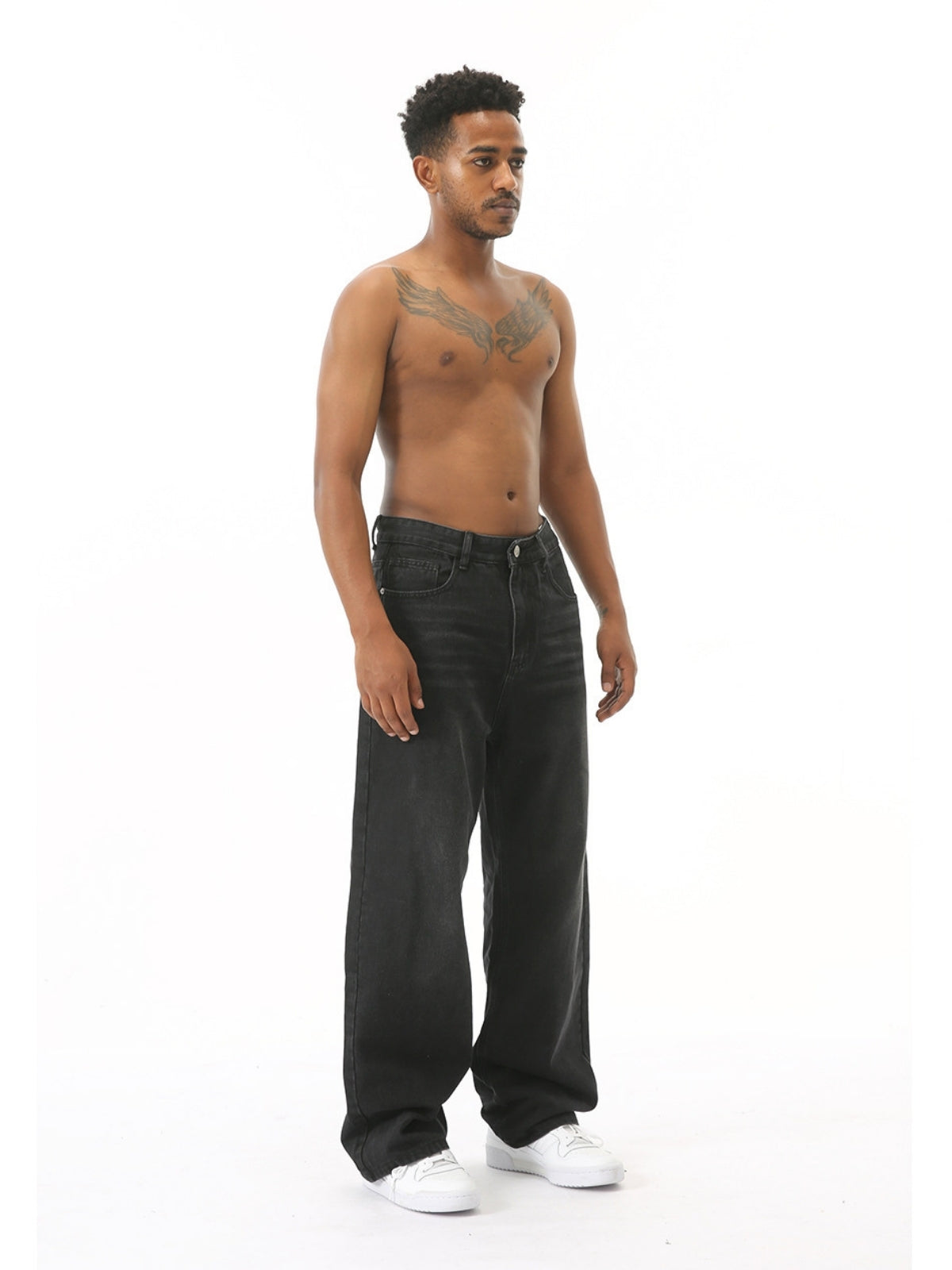 BLACKETS - Baggy Basic Jeans