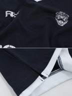 EXERCISES - Oversized Print Double Layered T-Shirt