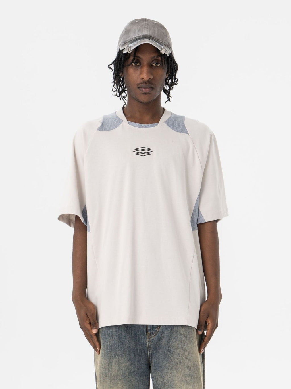 NOTES - Oversized Embroidered T-Shirt