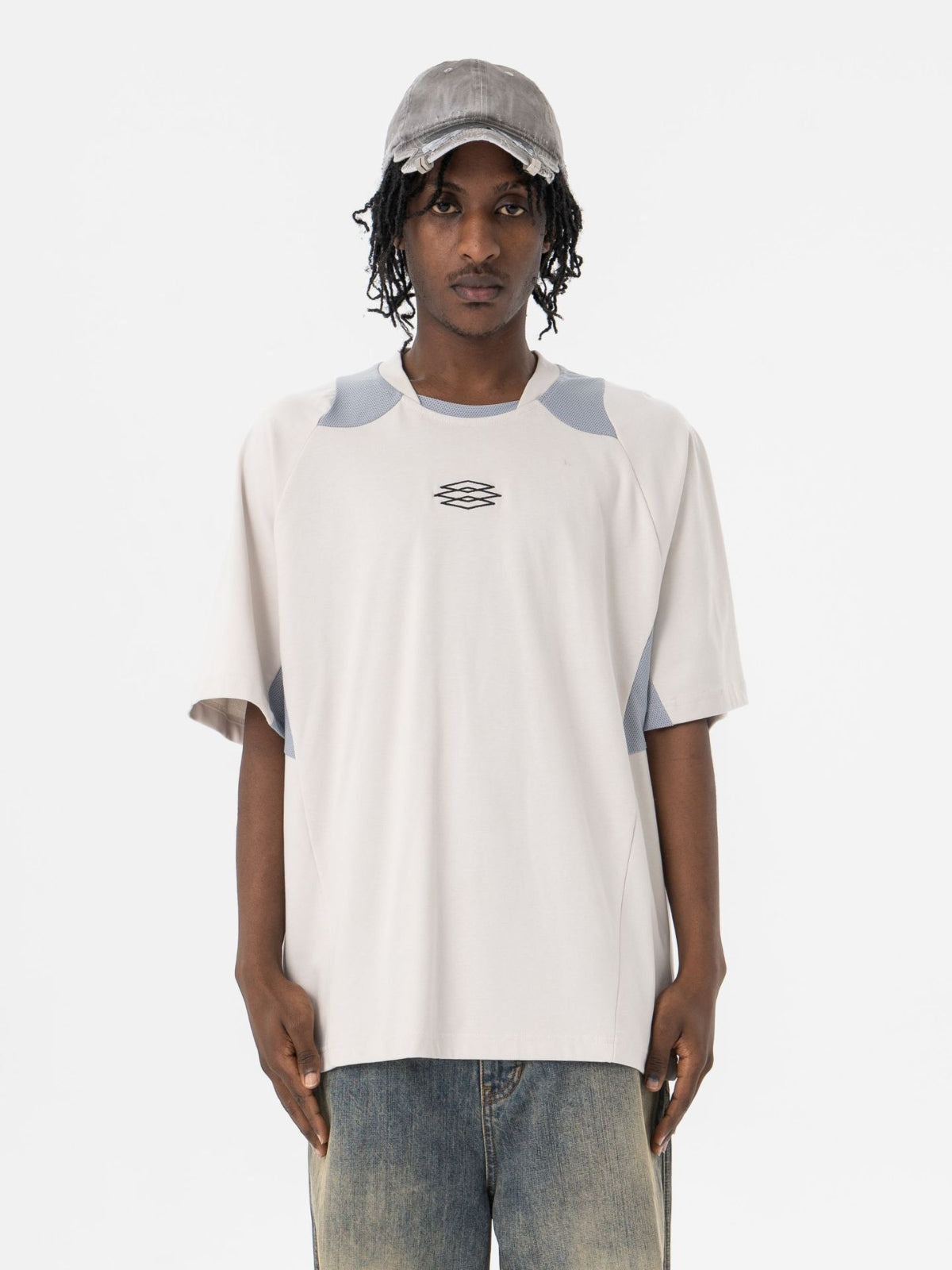 NOTES - Oversized Embroidered T-Shirt