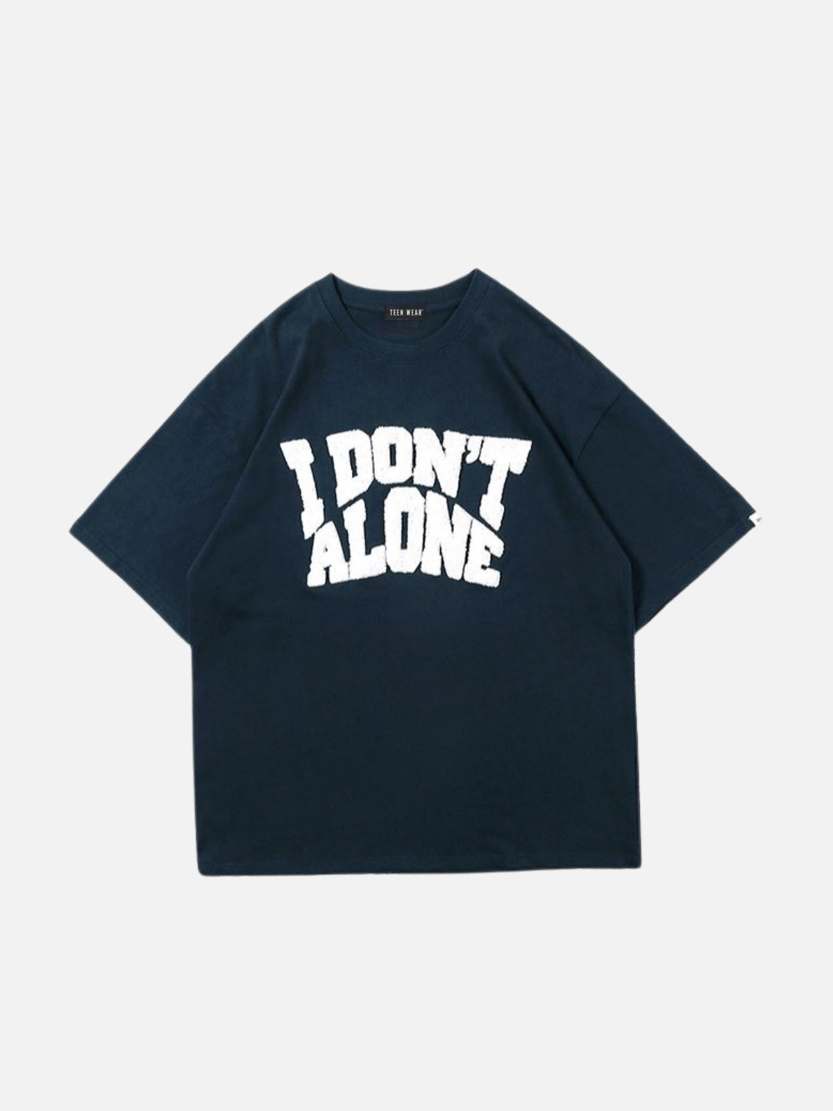 DON ALONE - Oversized Embroidered T-Shirt