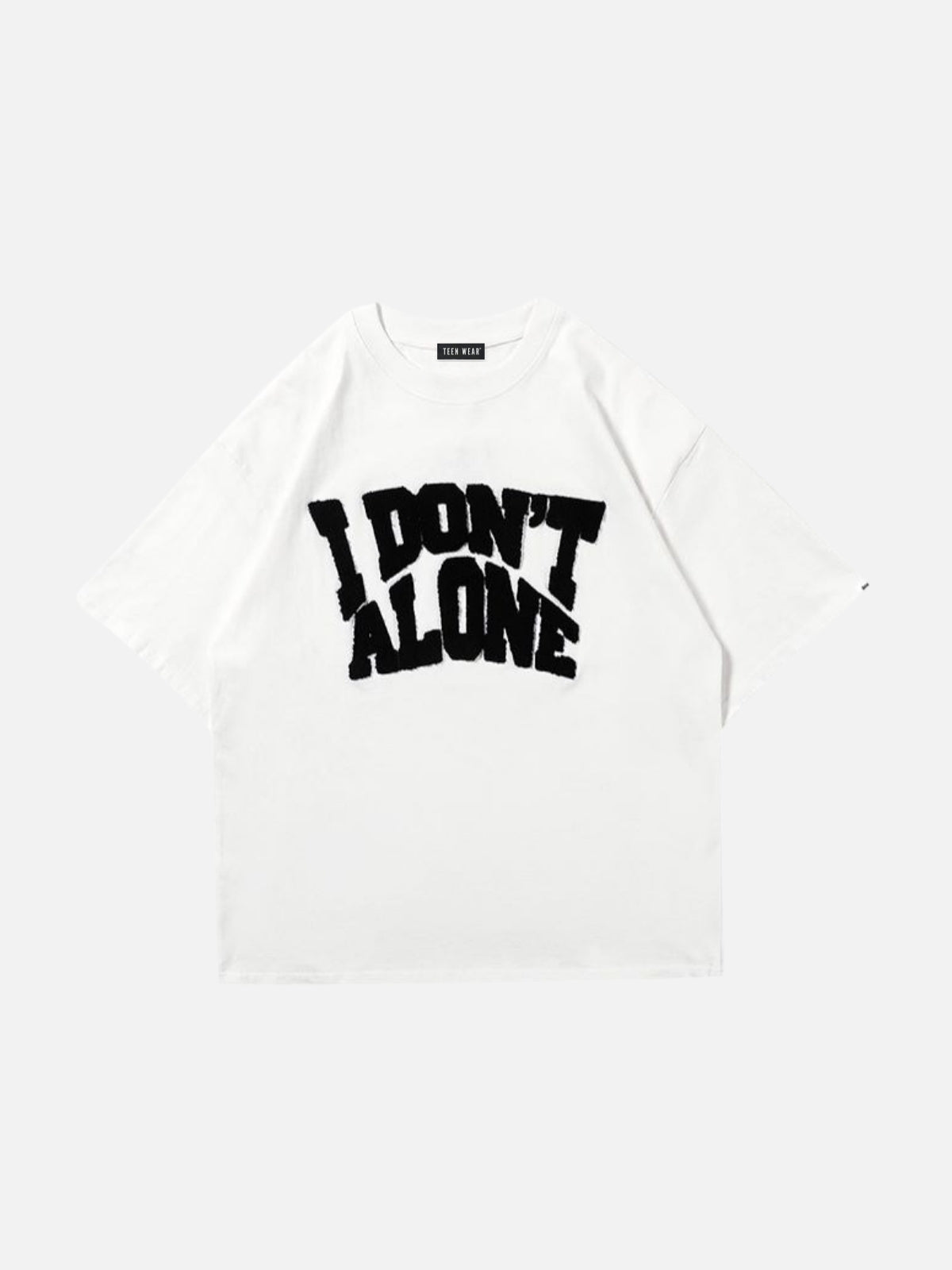 DON ALONE - Oversized Embroidered T-Shirt