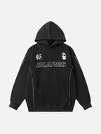 INARES - Oversized Print Hoodie