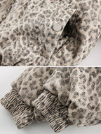 WILD VEIL - Oversized Leopard Print Jacket