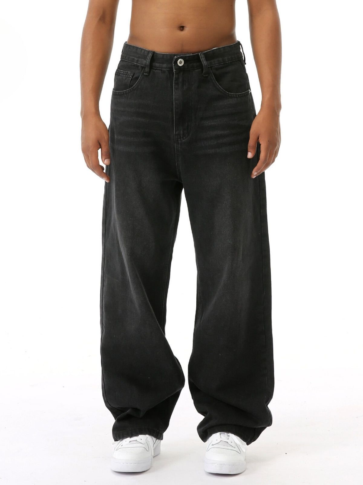 BLACKETS - Baggy Basic Jeans