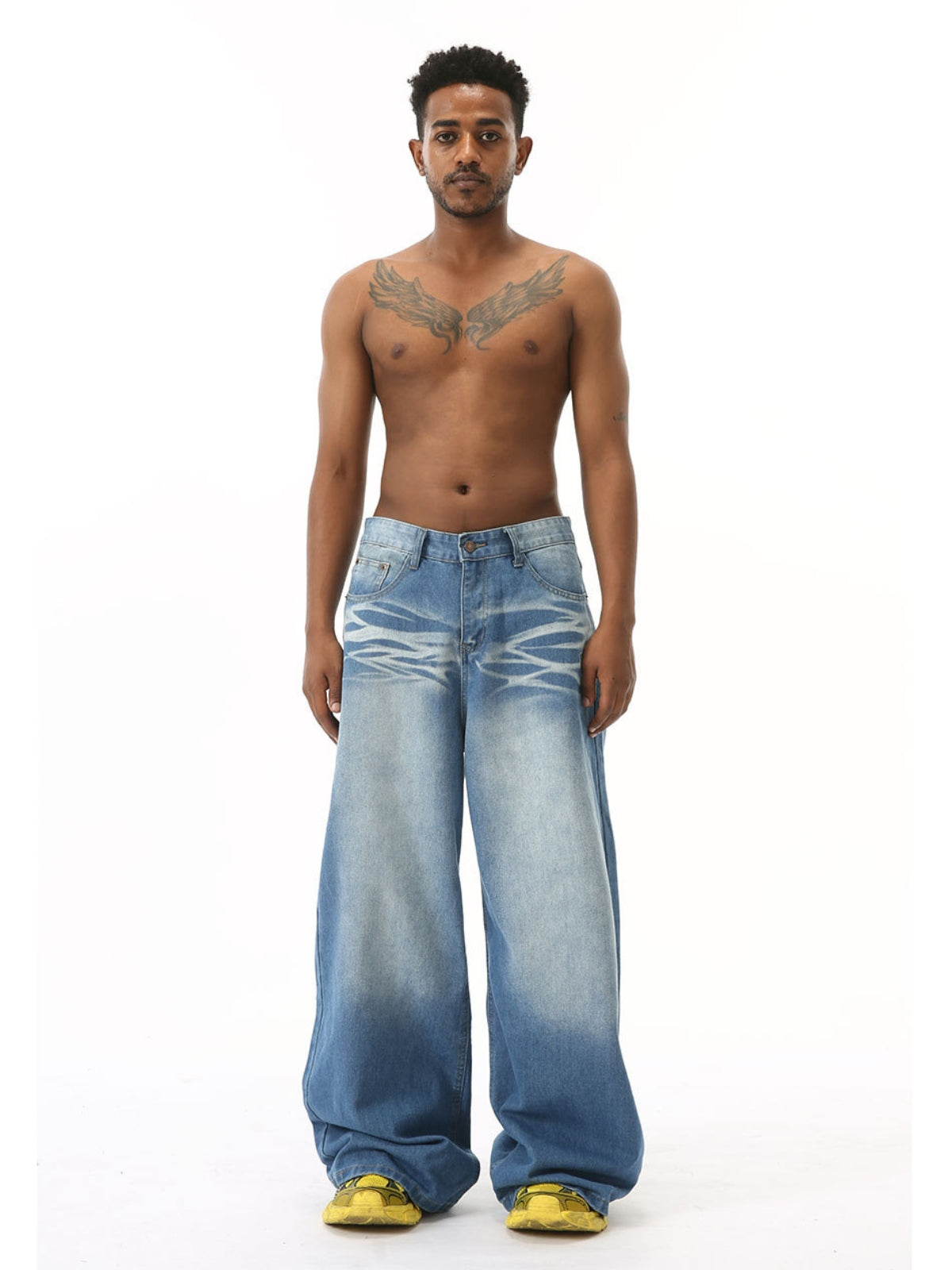 CUSTODY - Baggy Basic Jeans