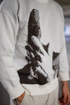 MyGarments - Verstecktes Gesicht Strickpullover Frank Ocean
