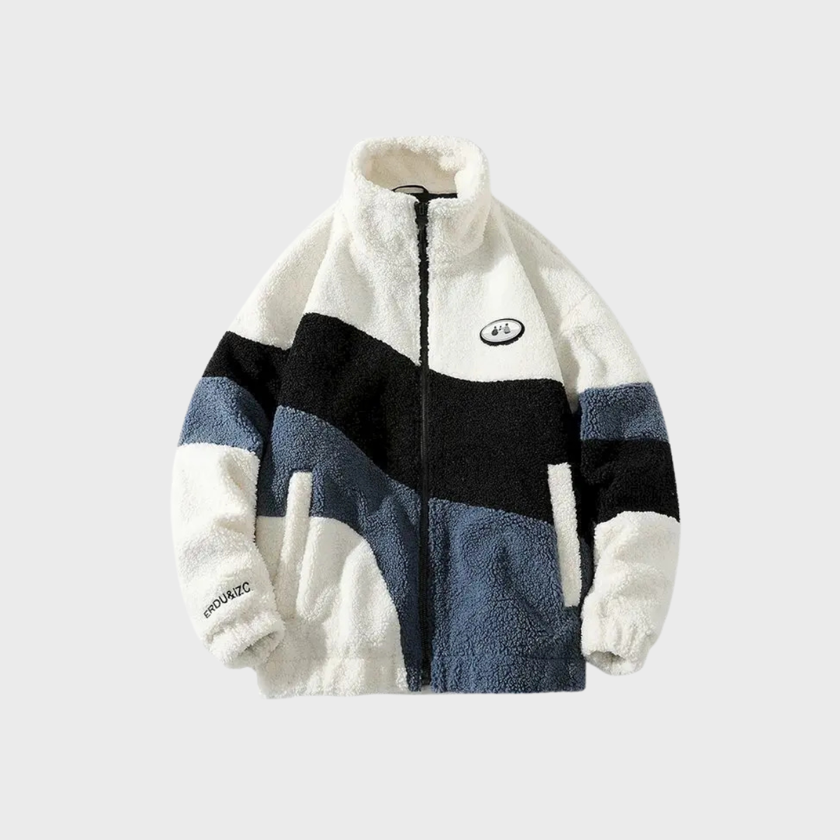 City Fleece Jacke - Weiß