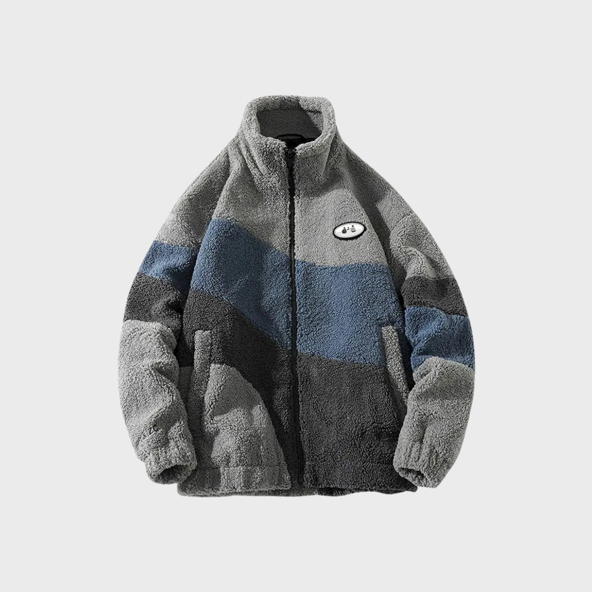 City Fleece Jacke - Grau