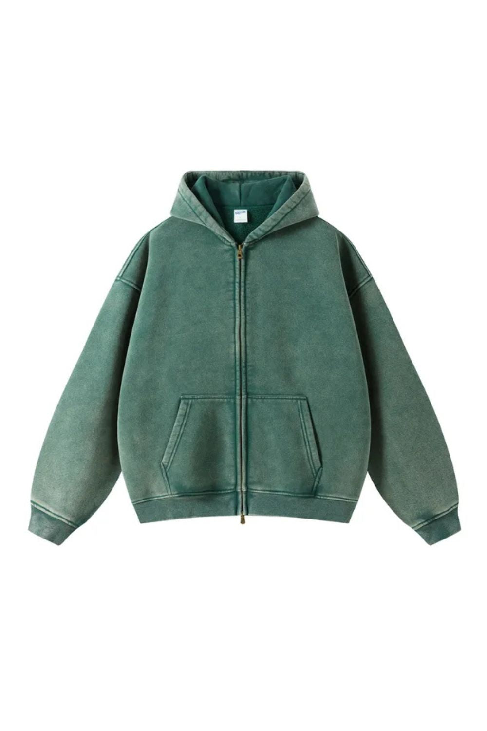 Grafik Schwergewicht Zipped Hoodie