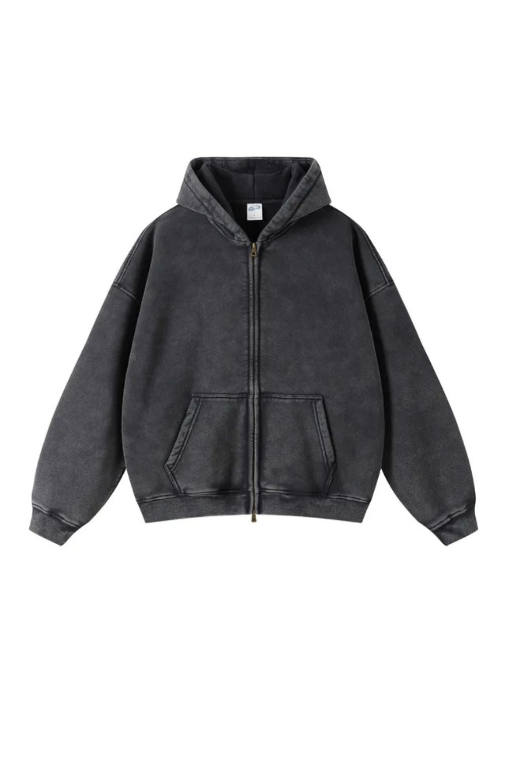 Grafik Schwergewicht Zipped Hoodie