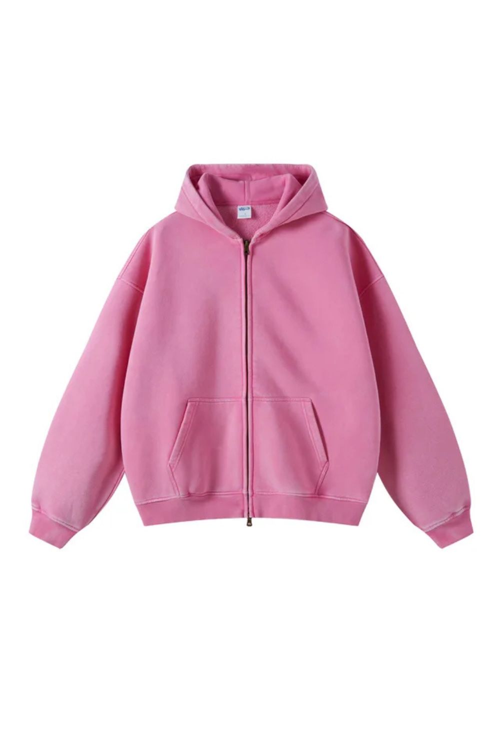 Grafik Schwergewicht Zipped Hoodie