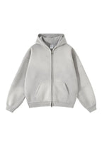 Grafik Schwergewicht Zipped Hoodie