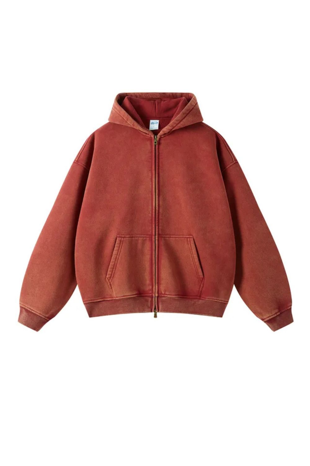 Grafik Schwergewicht Zipped Hoodie