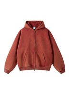 Grafik Schwergewicht Zipped Hoodie