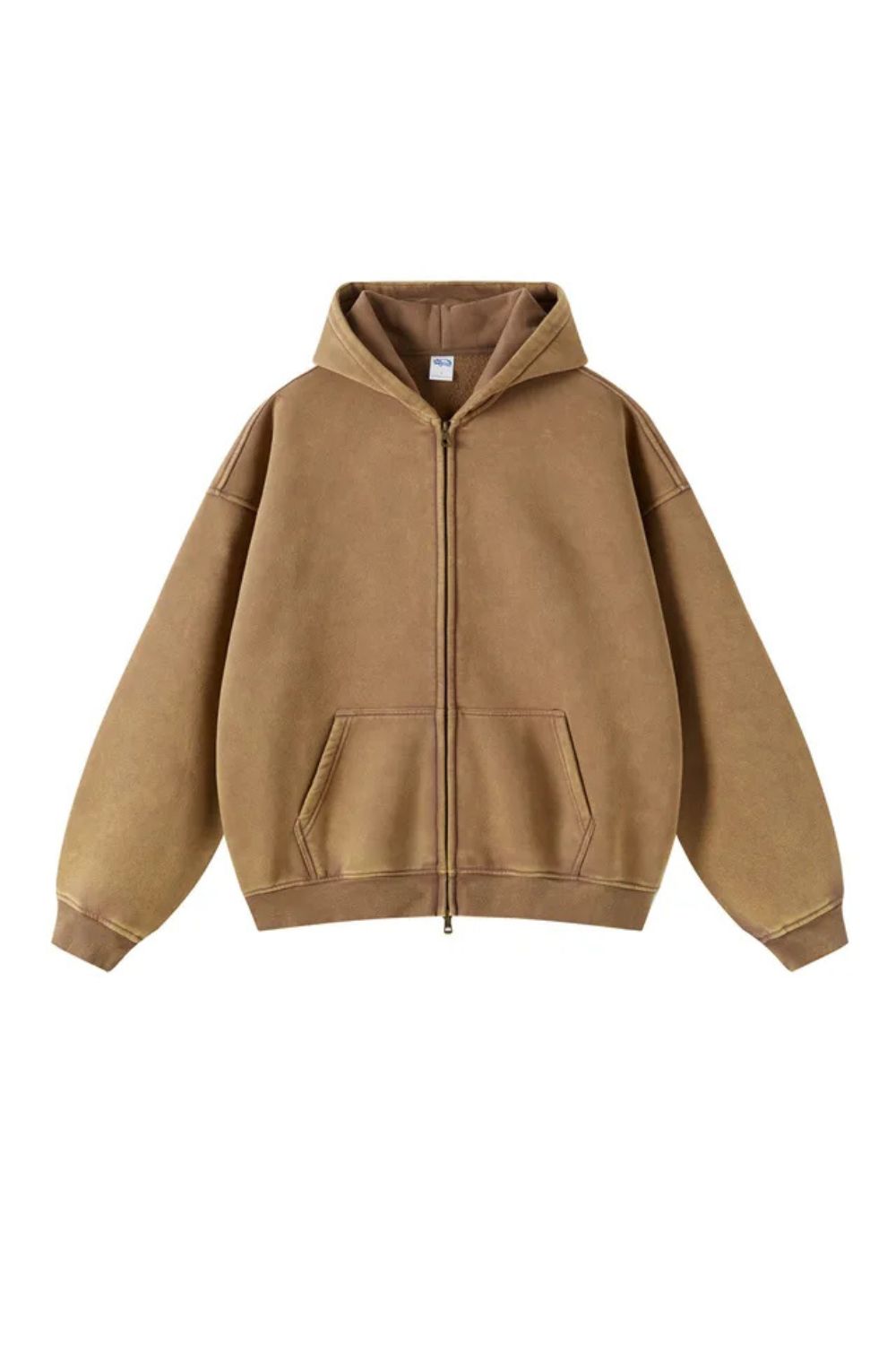 Grafik Schwergewicht Zipped Hoodie