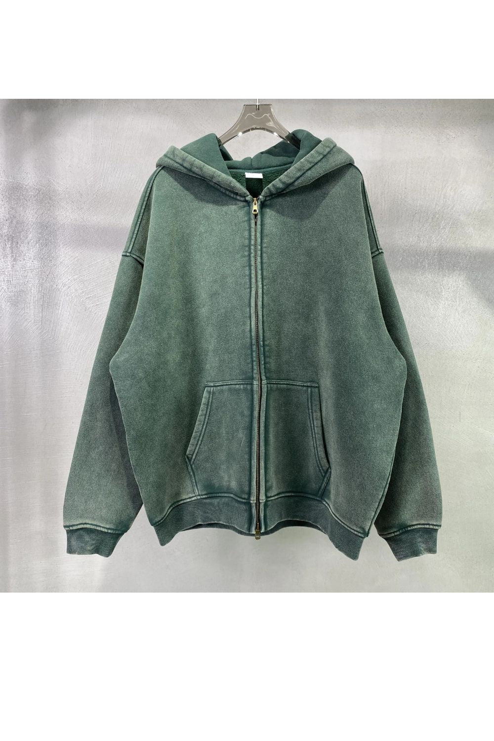 Grafik Schwergewicht Zipped Hoodie