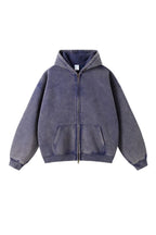Grafik Schwergewicht Zipped Hoodie
