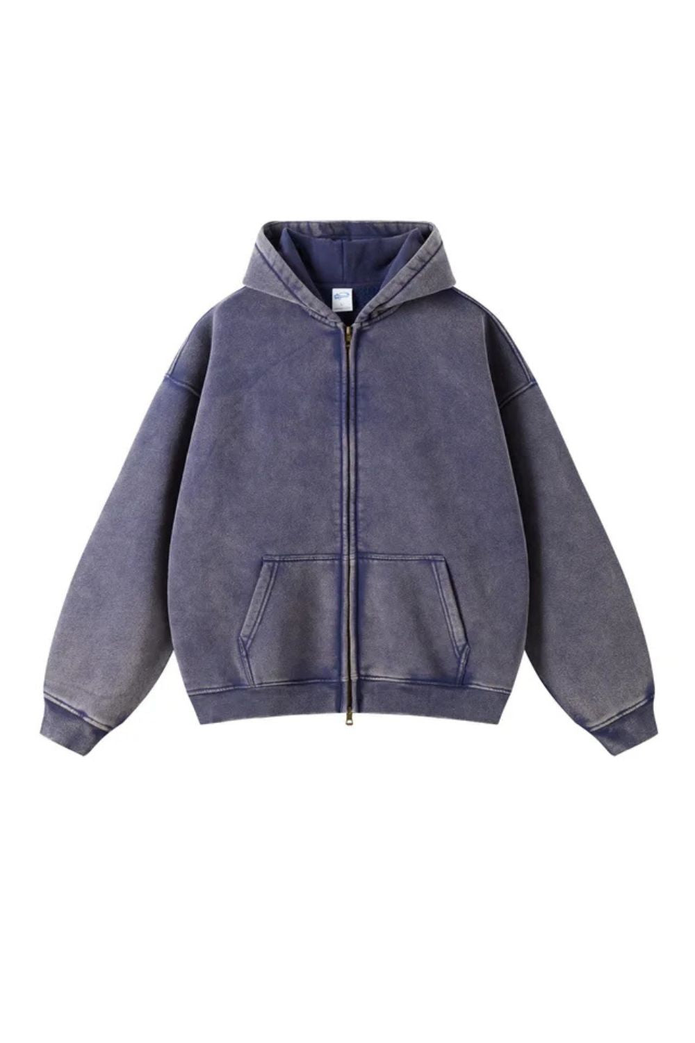 Grafik Schwergewicht Zipped Hoodie
