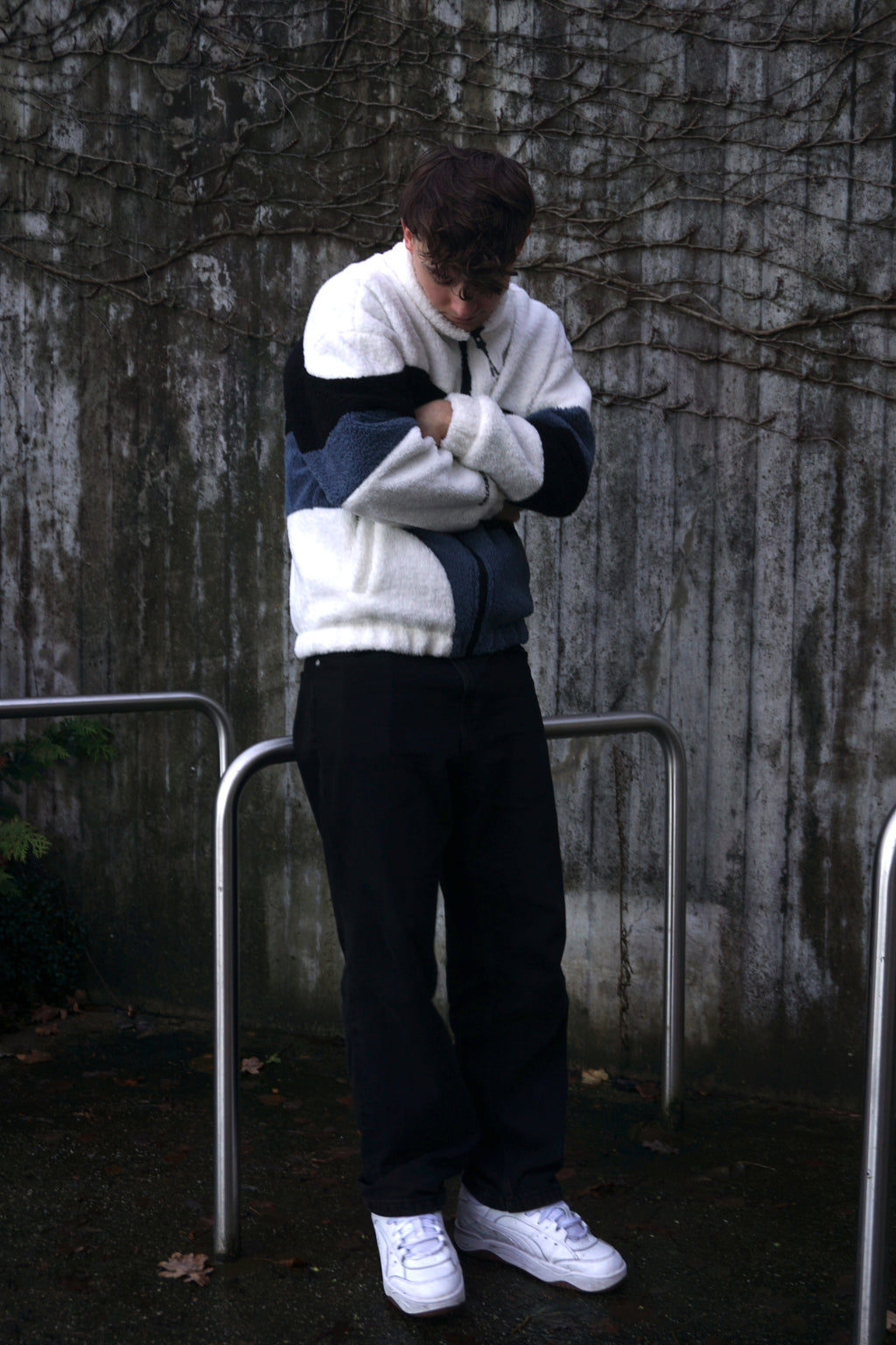 City Fleece Jacke - Weiß