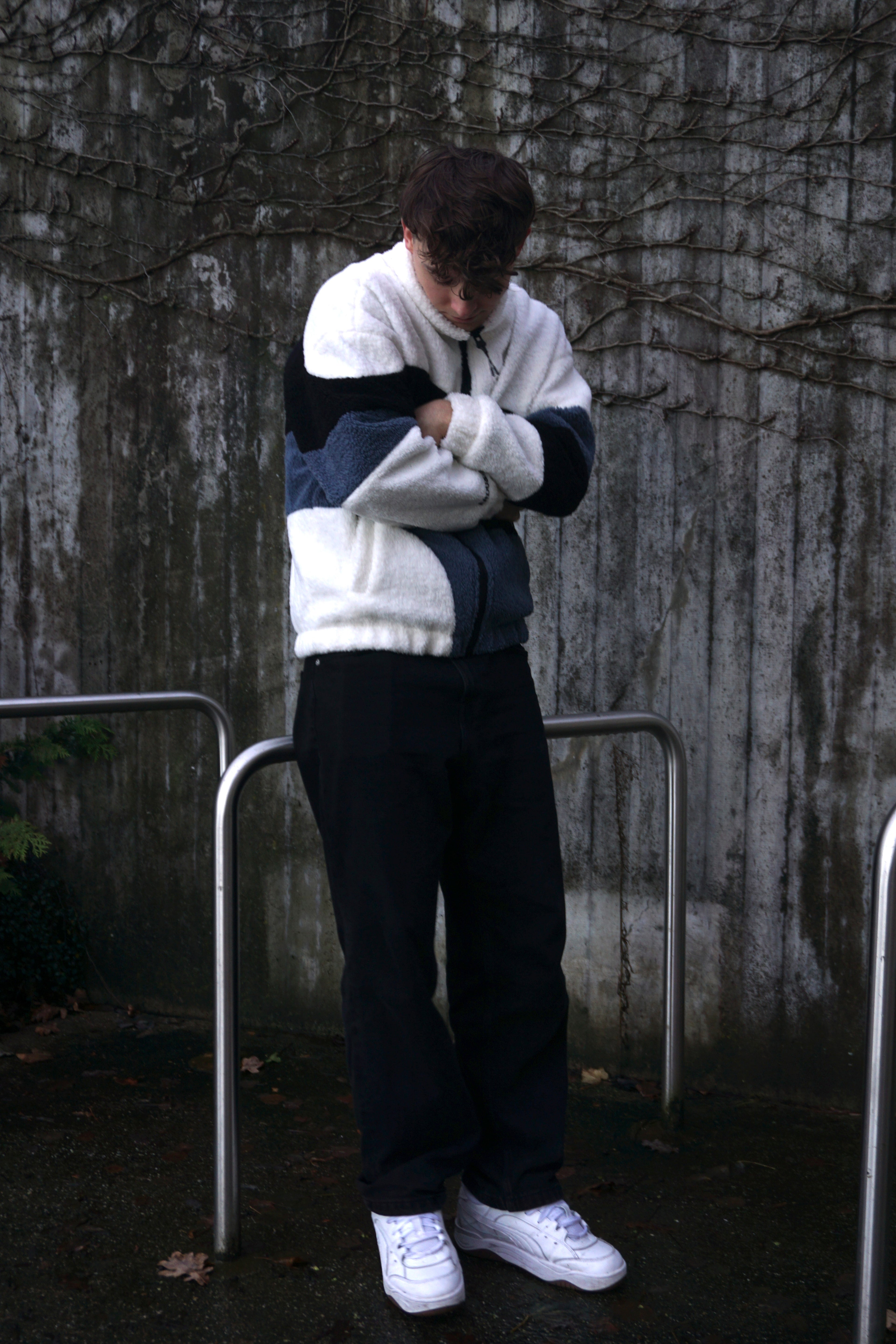 City Fleece Jacke - Weiß
