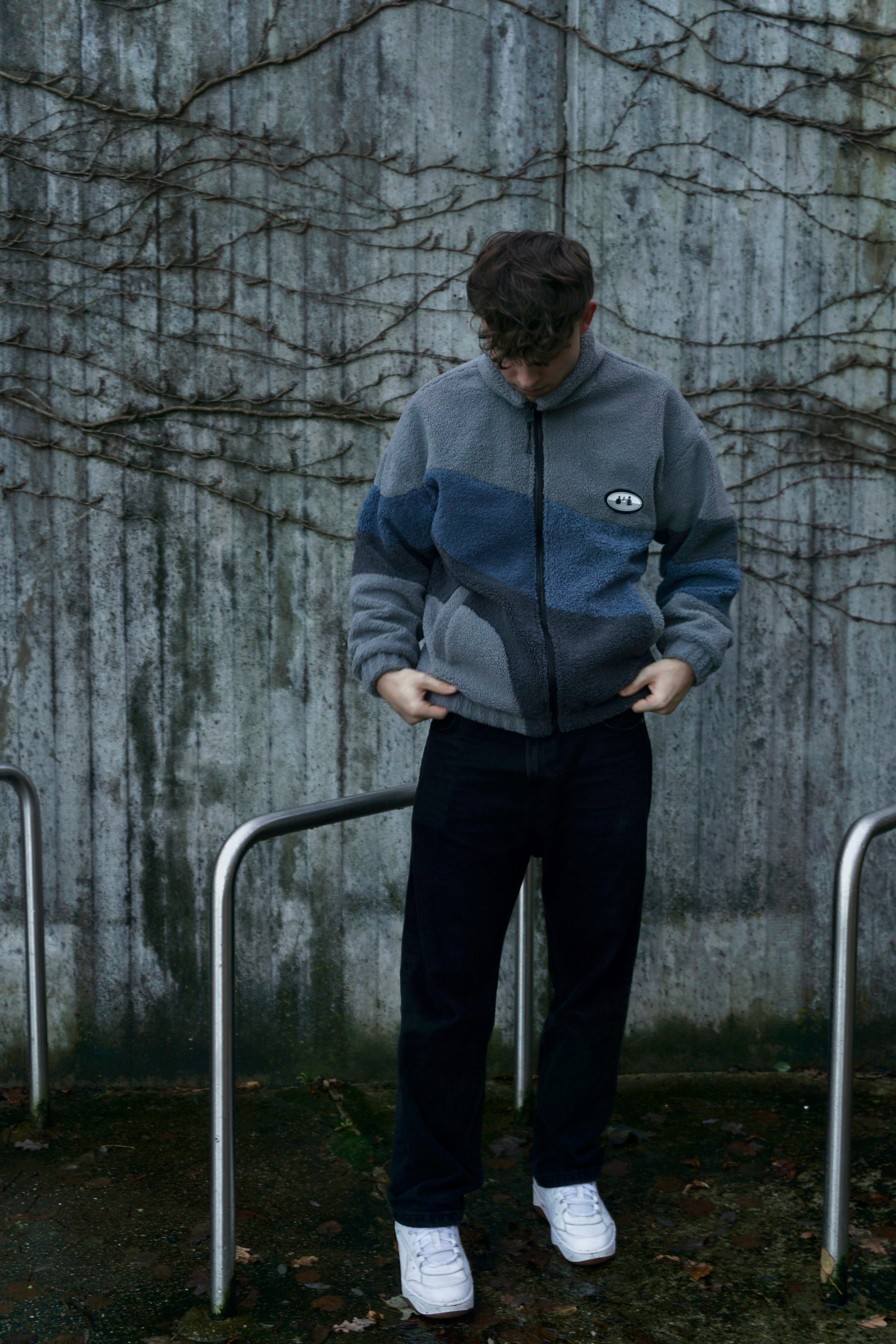 City Fleece Jacke - Grau