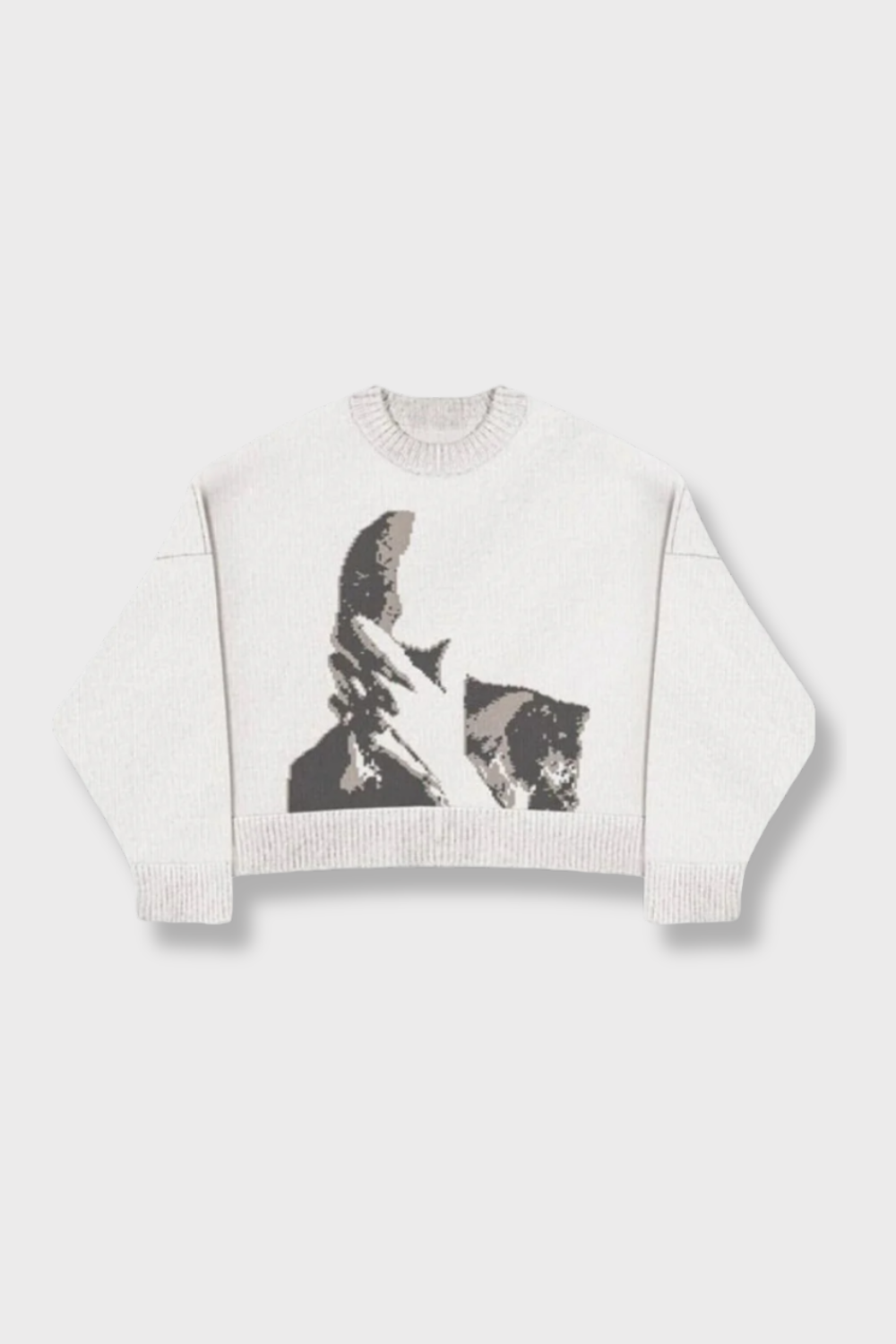 MyGarments - Verstecktes Gesicht Strickpullover Frank Ocean