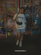 LOOK BACK - Oversized Print T-Shirt